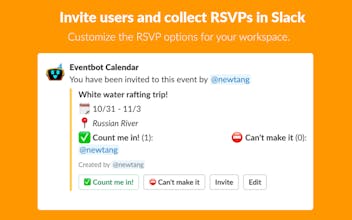 Eventbot Calendar for Slack gallery image