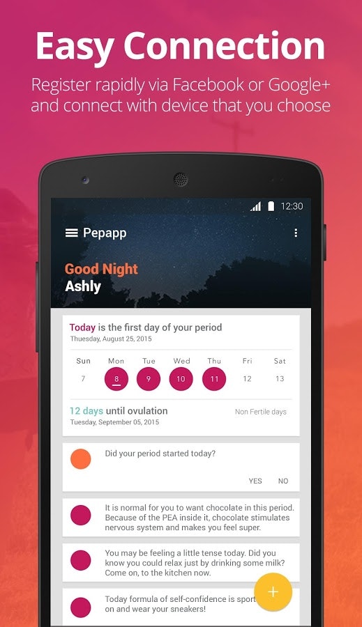 Pepapp - Period Tracker gallery image