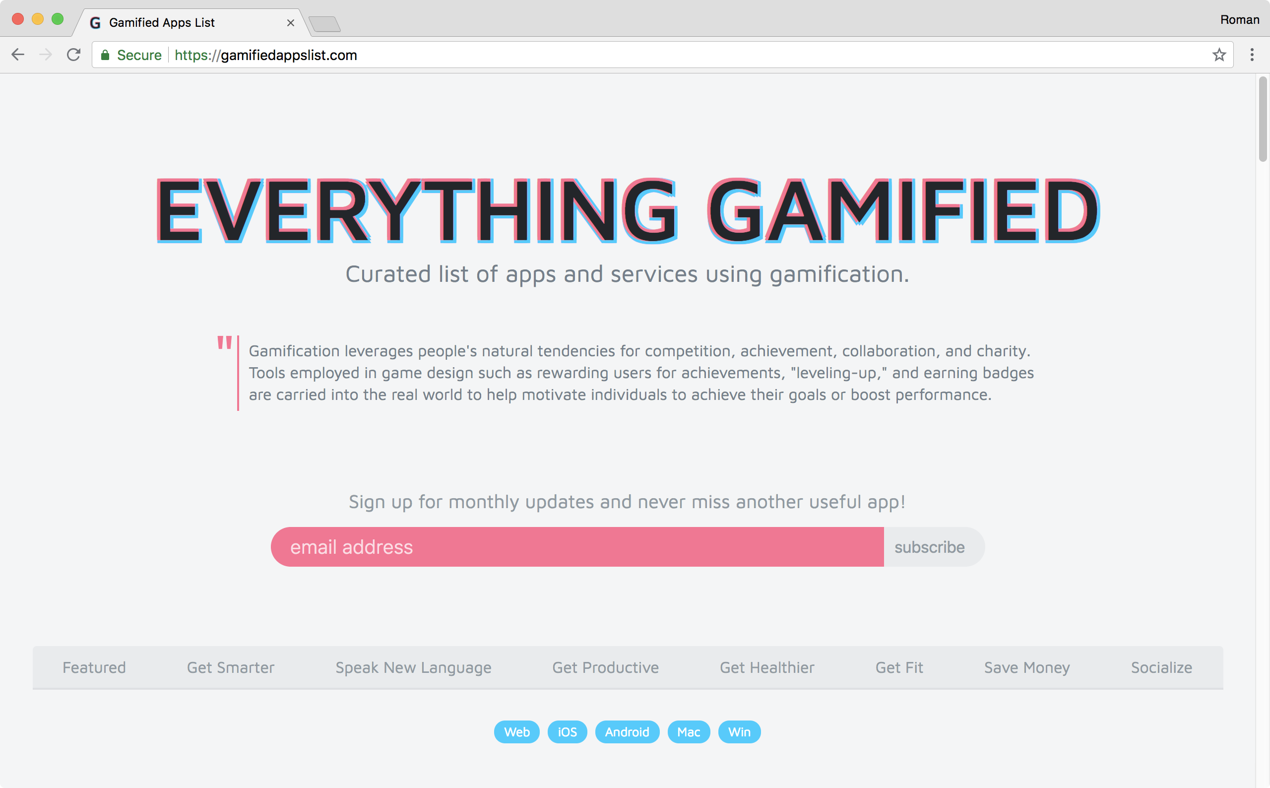 Gamified Apps List gallery image