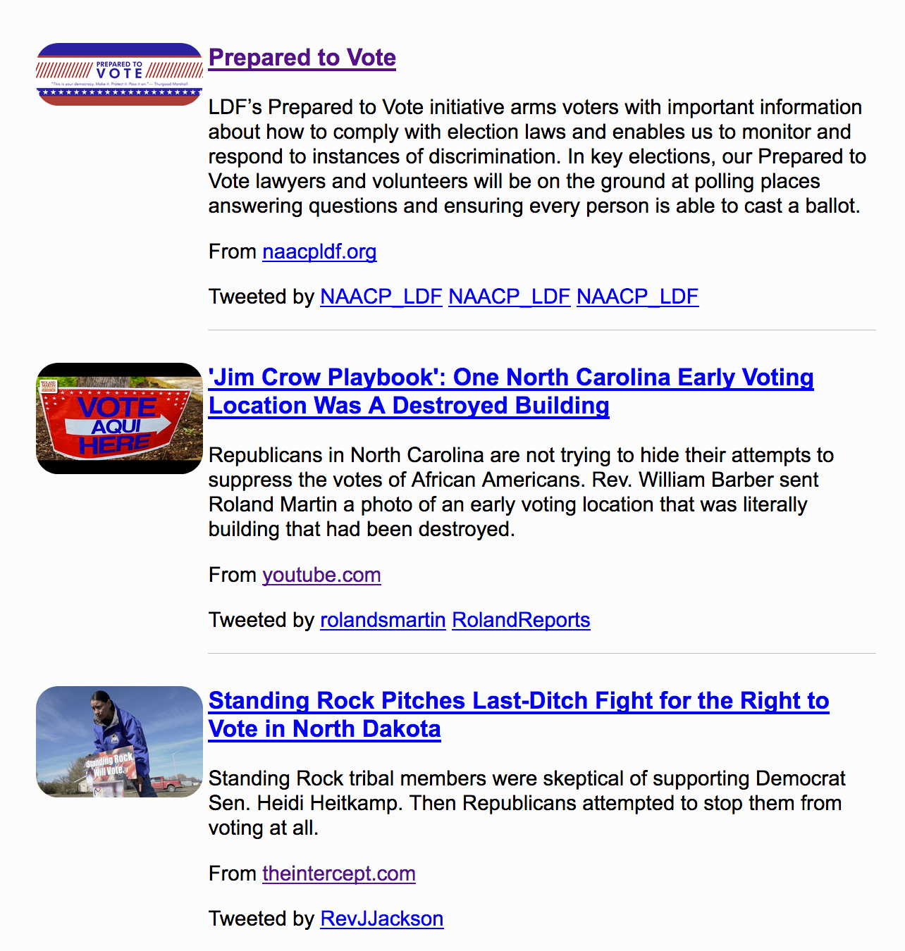 Voting Rights News gallery image