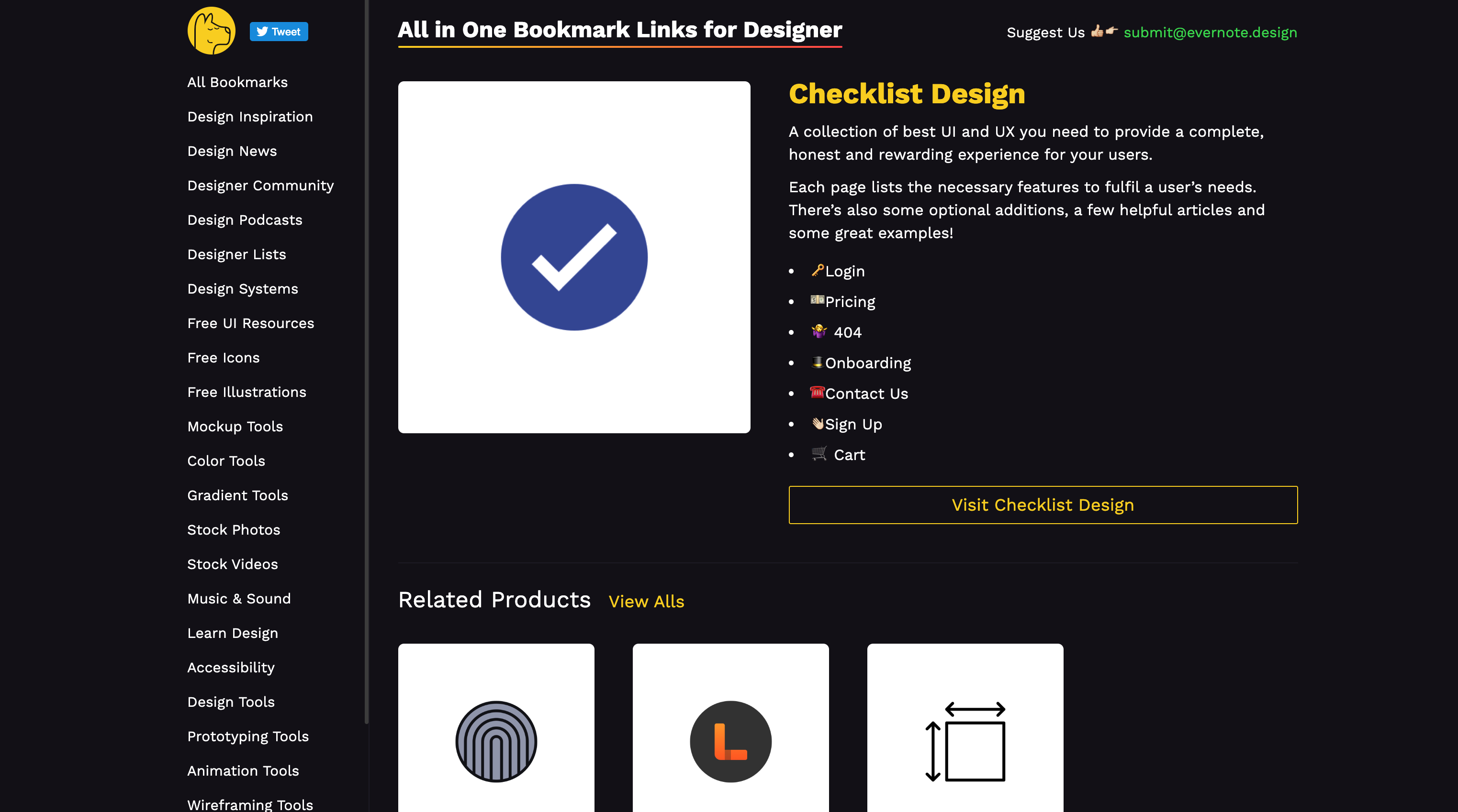 Evernote.design gallery image