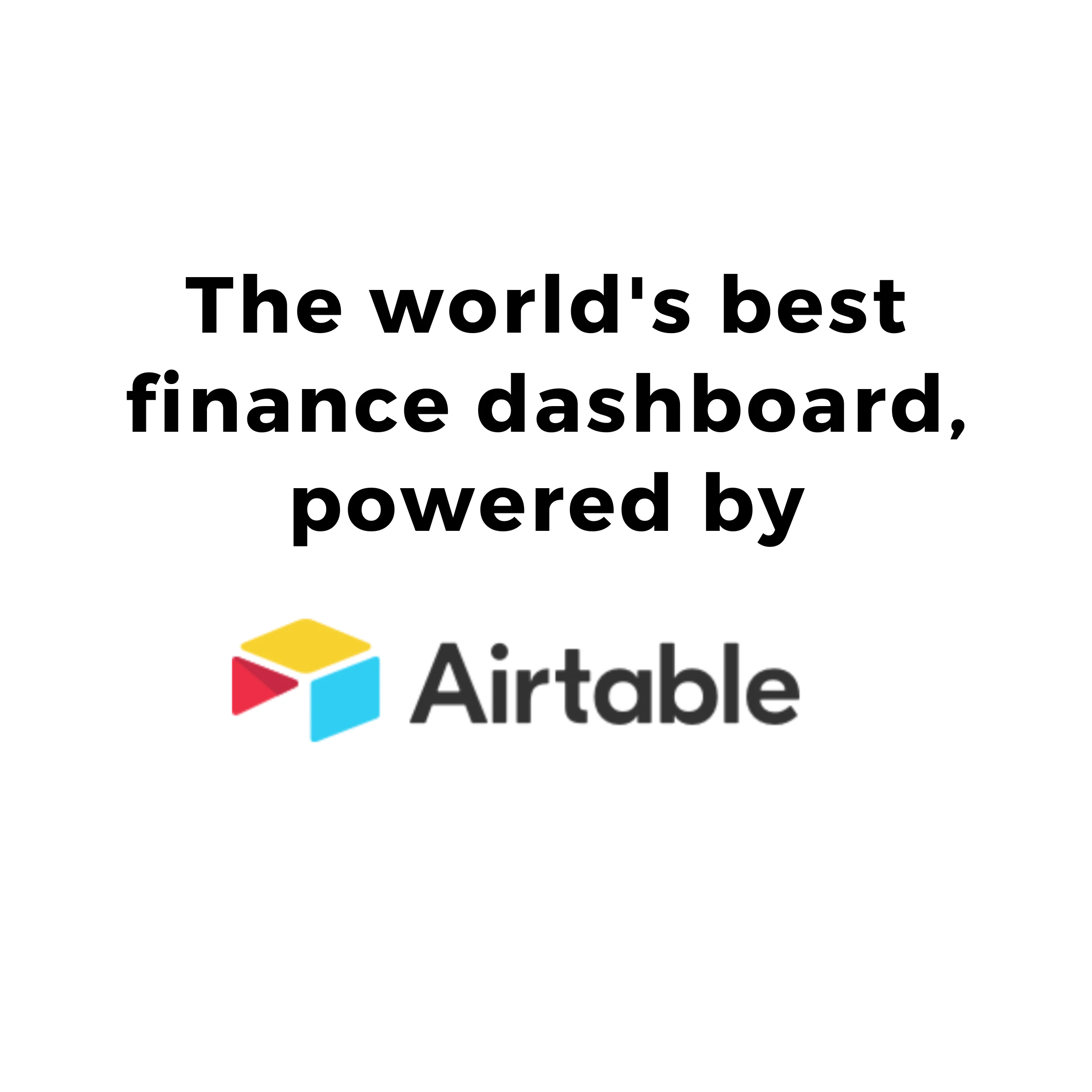 Airtable-Powered Finance Dashboard