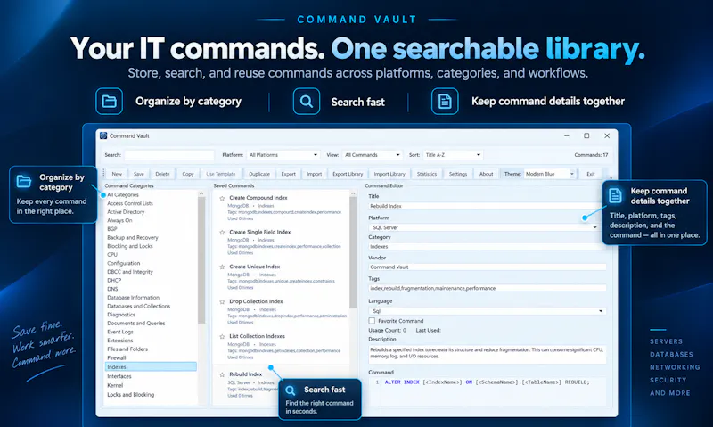 Command Vault screenshot 1