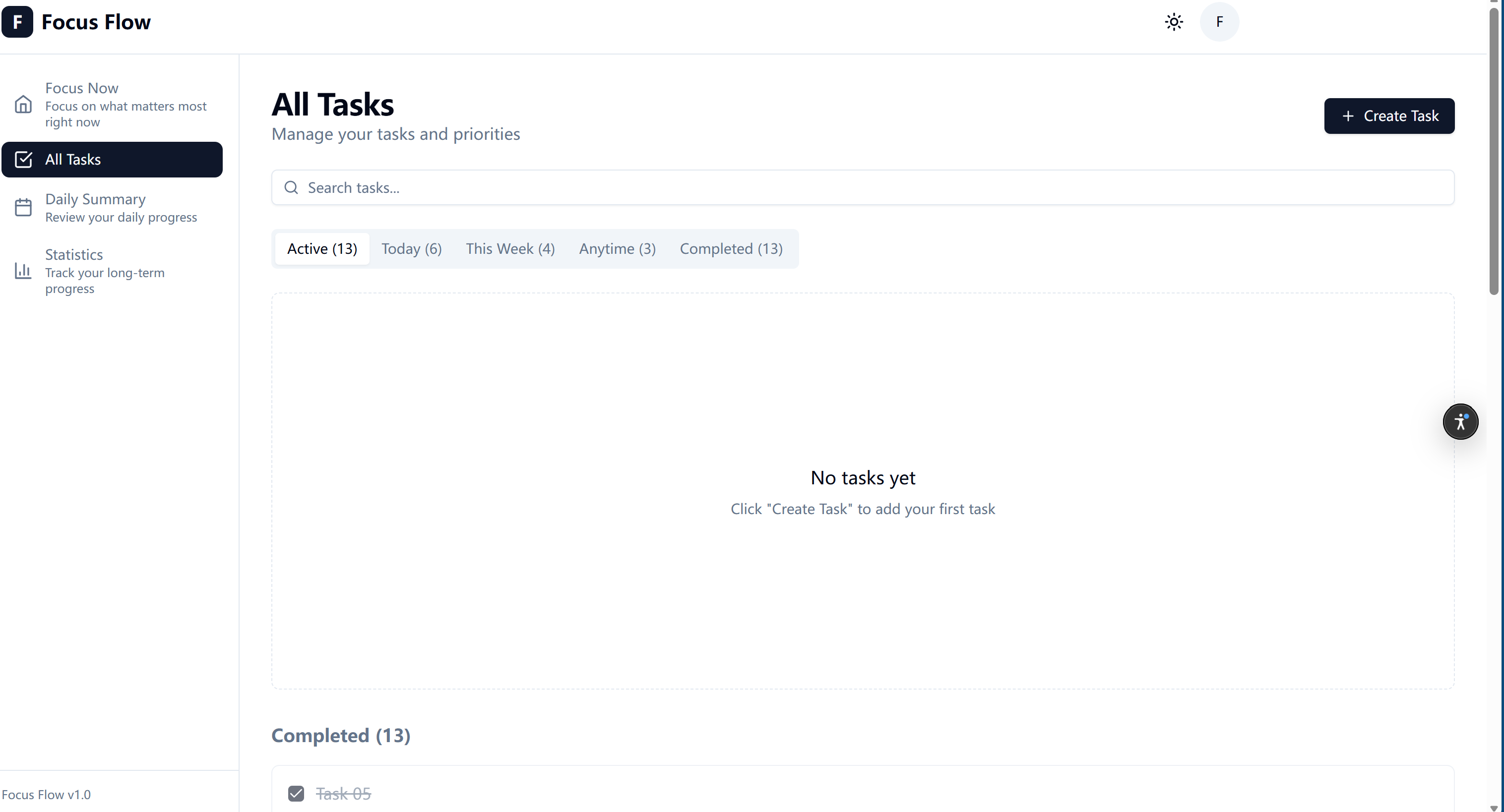 Focus Flow - Screenshot 5 showing product features and functionality