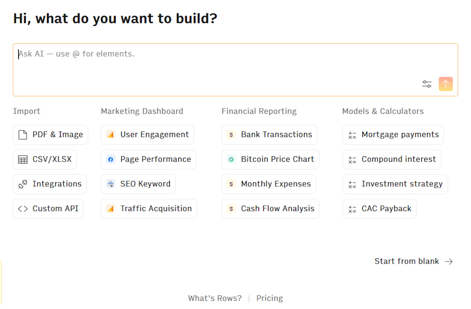 Rows Data Analyst screenshot 2