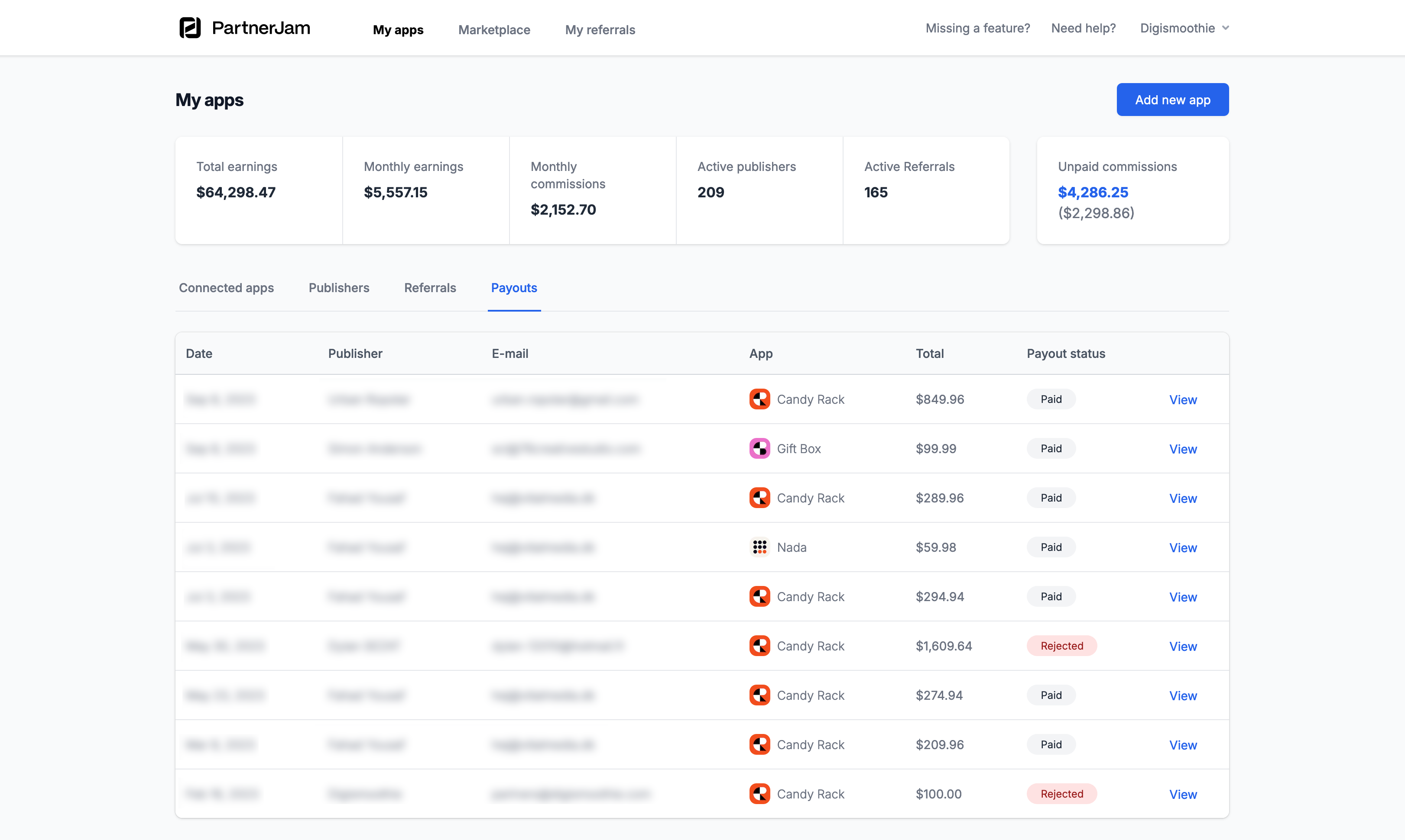 パートナー - Shopifyアプリの無料アフィリエイトプラットフォームメディア2
