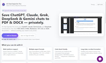 AI Chat Exporter Pro gallery image
