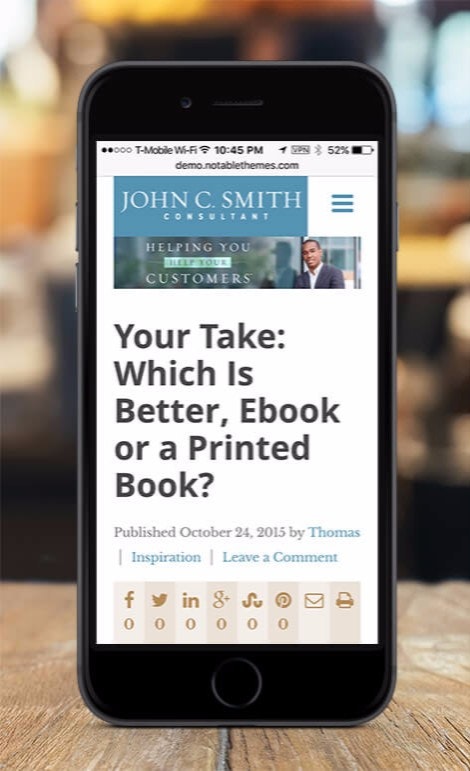 Mentoris™ Premium WordPress Theme gallery image