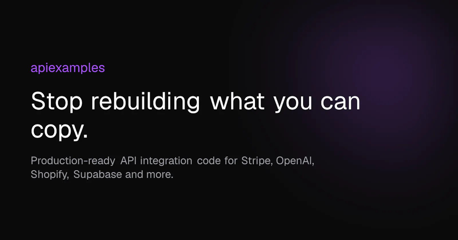 apiexamples screenshot 1