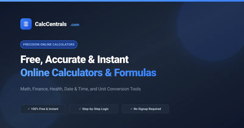 CalcCentrals screenshot 1