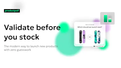 ProductPoll - Product polls for Shopify gallery image