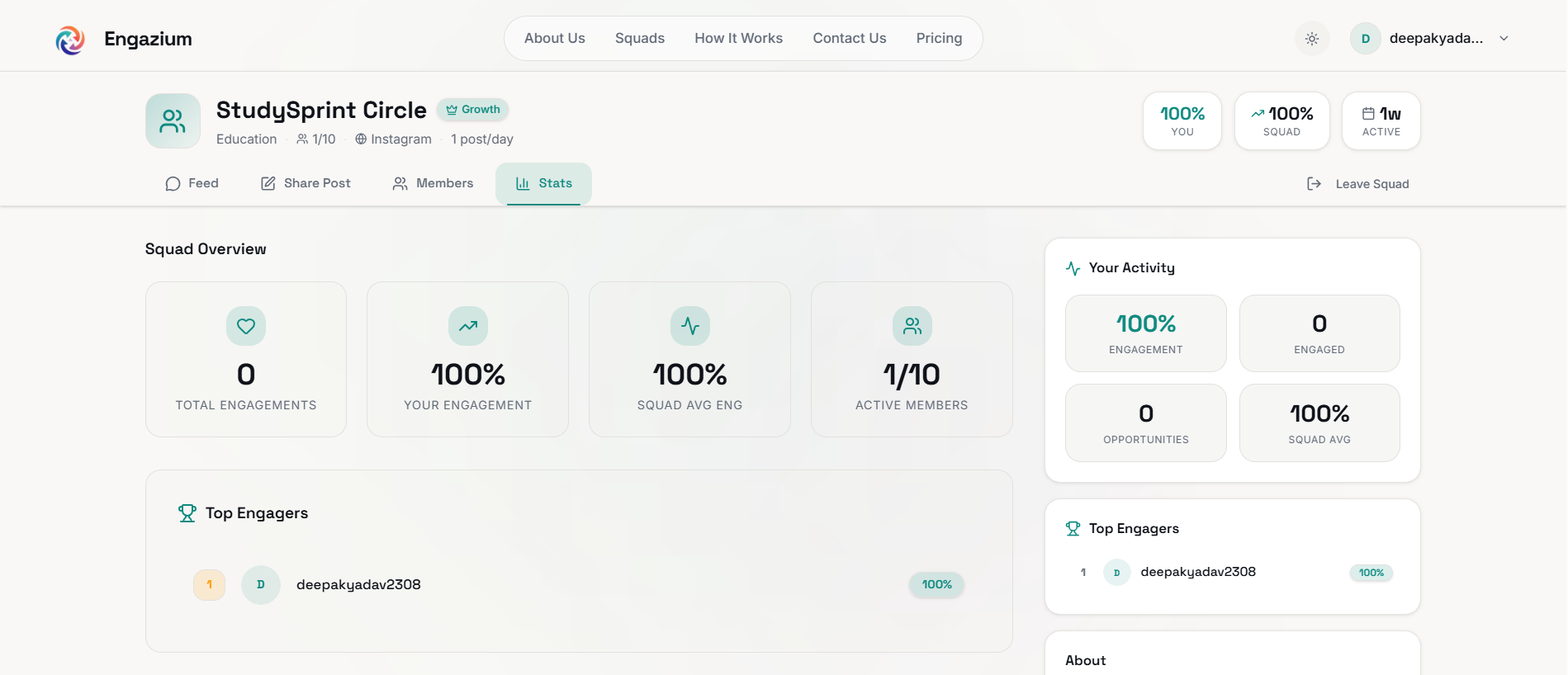 Engazium - Screenshot 4 showing product features and functionality