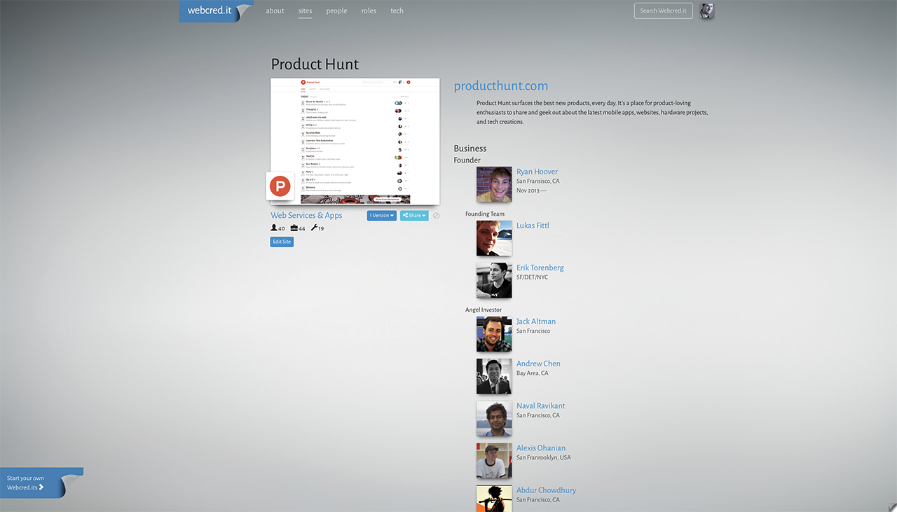 Webcred.it gallery image