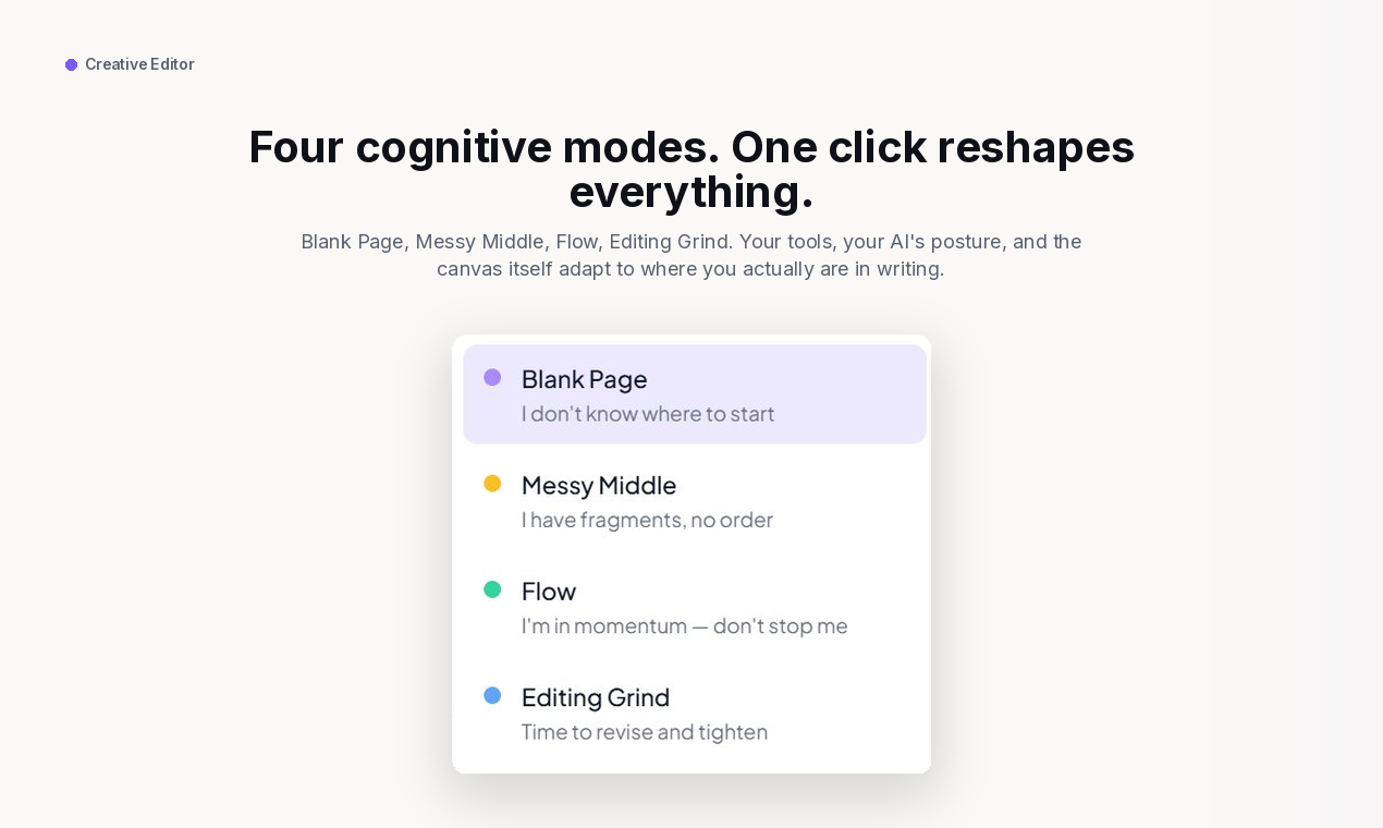 Creative Editor gallery image