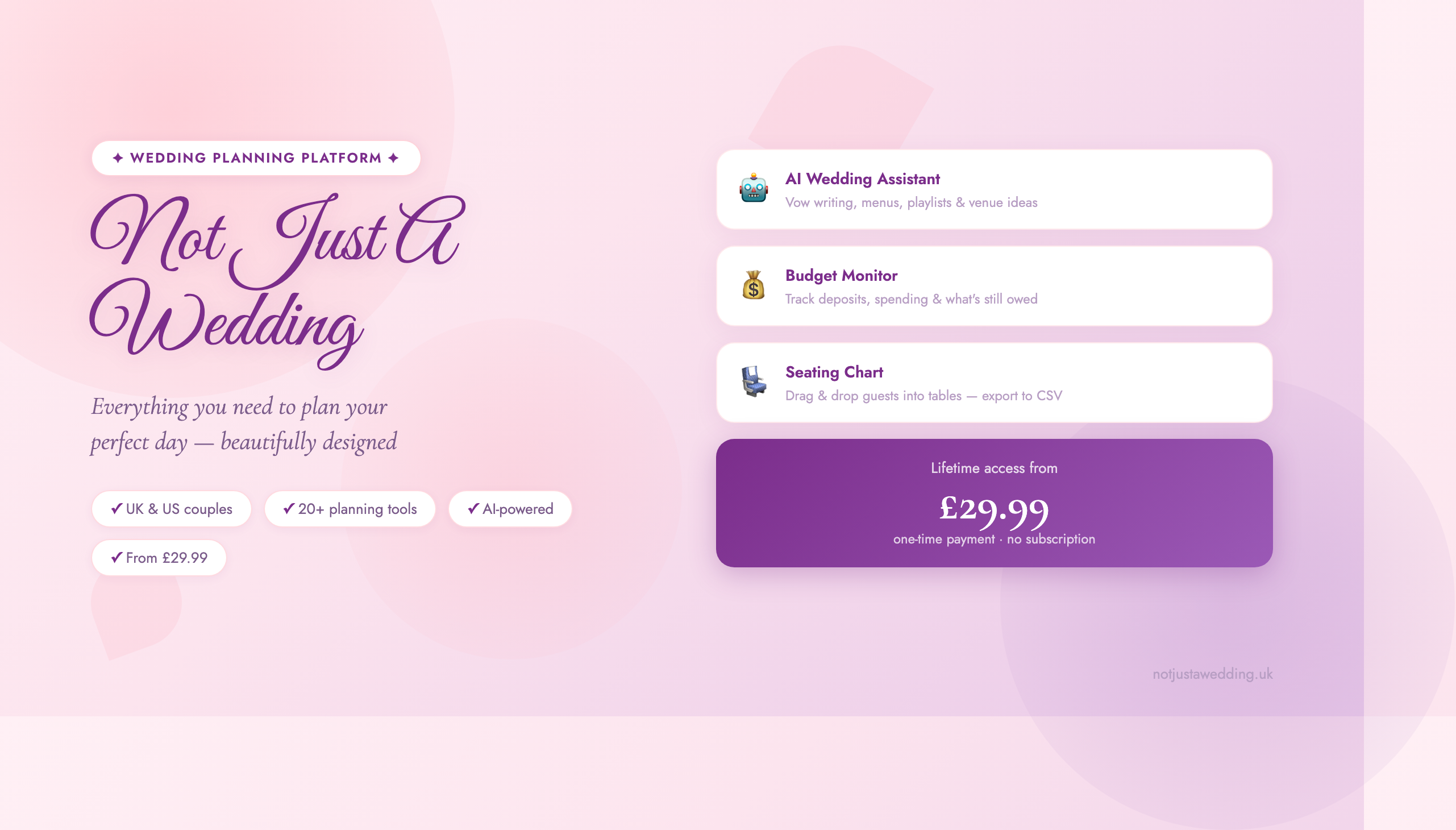 Not Just A Wedding gallery image