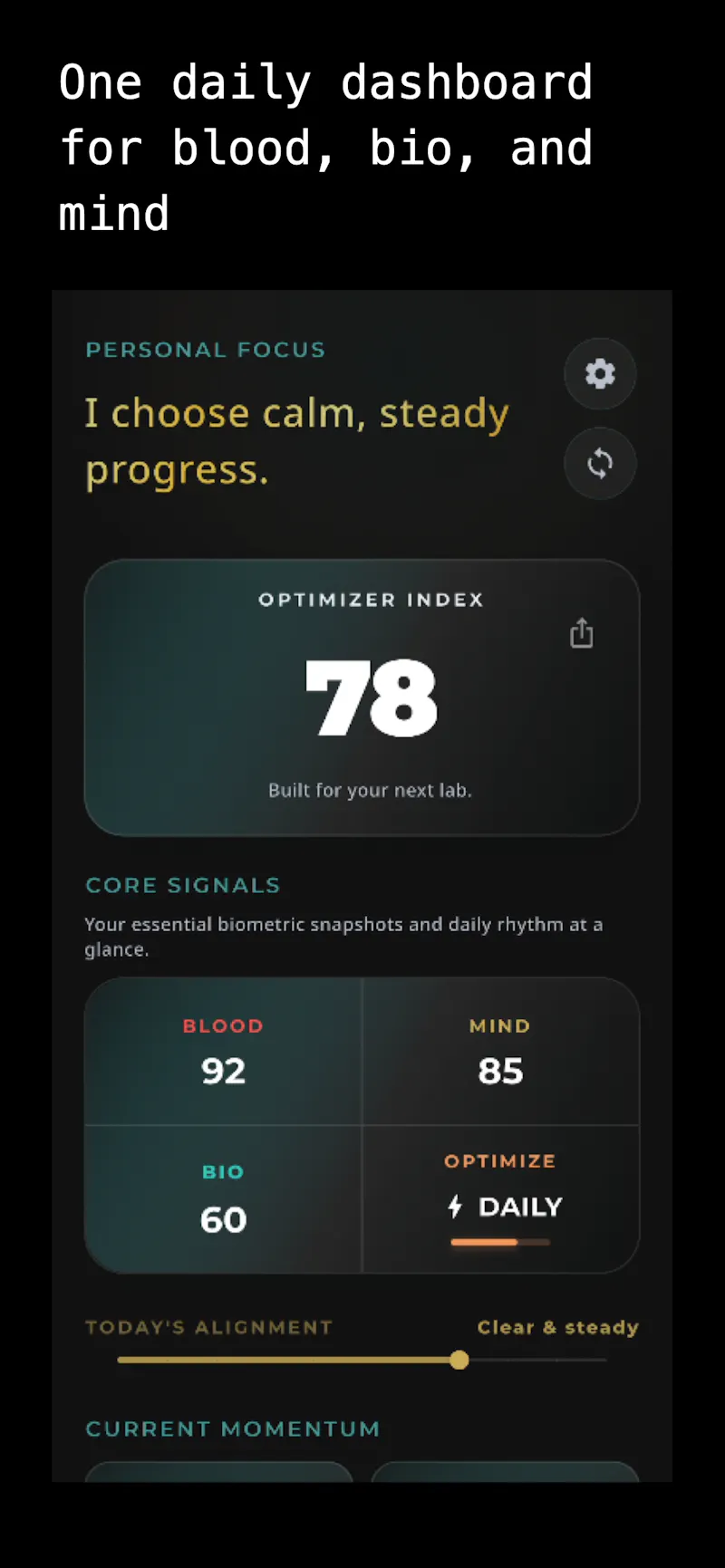 Bio Optimizer screenshot 1