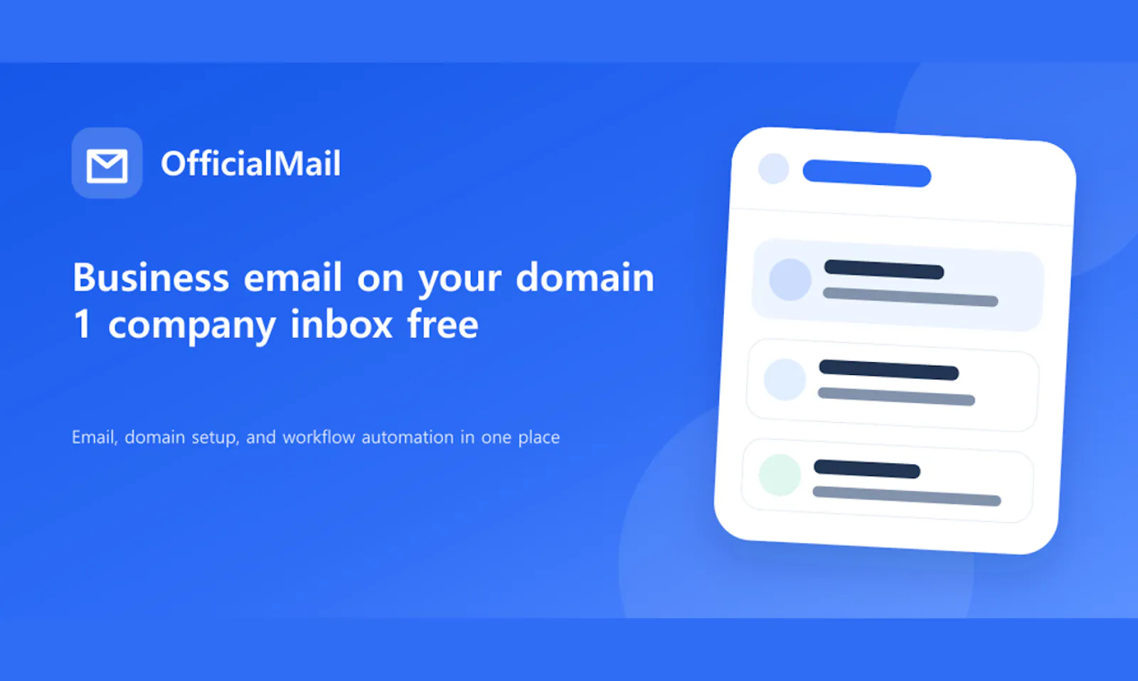 OfficialMail screenshot 1