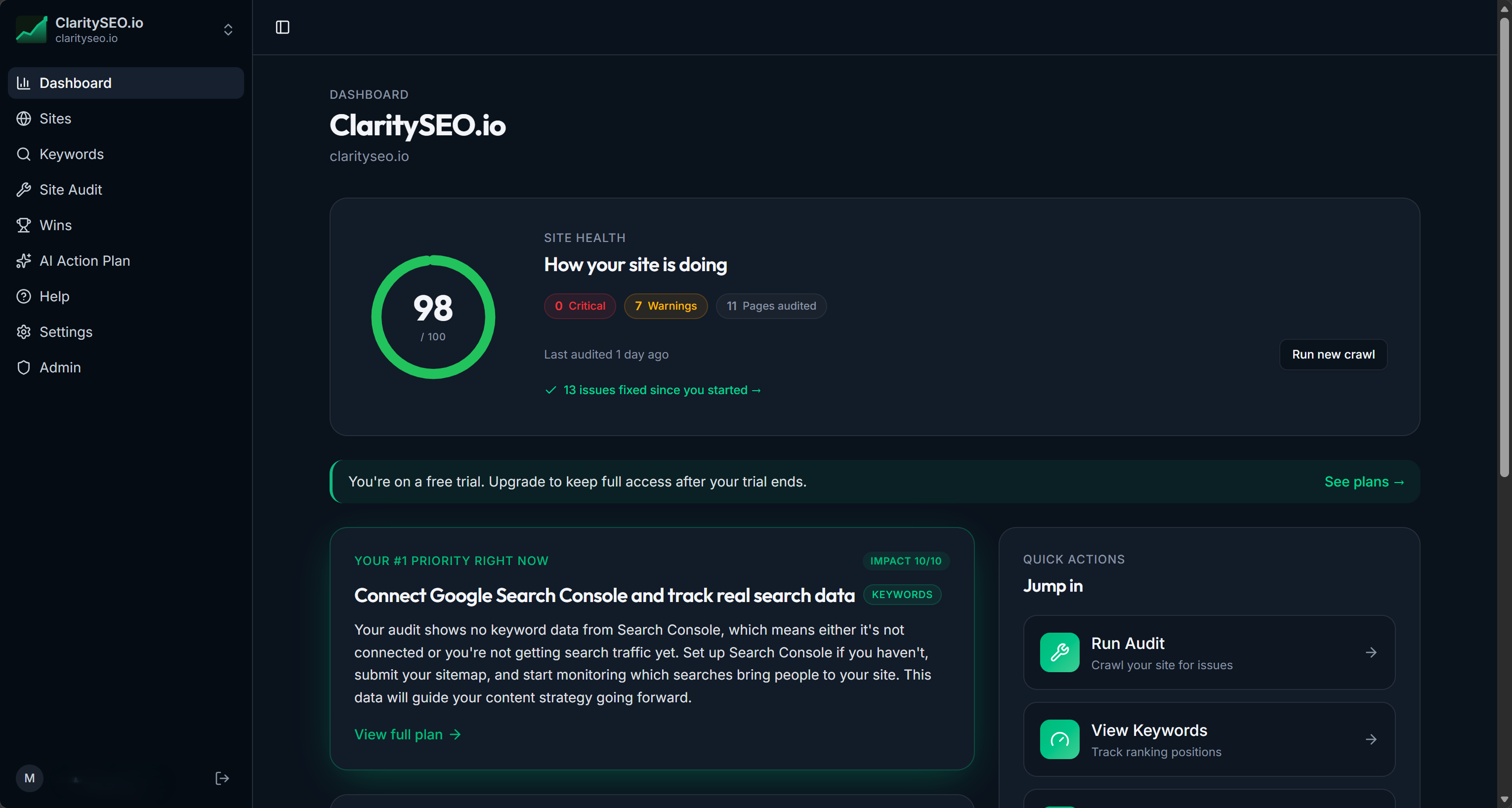 ClaritySEO gallery image