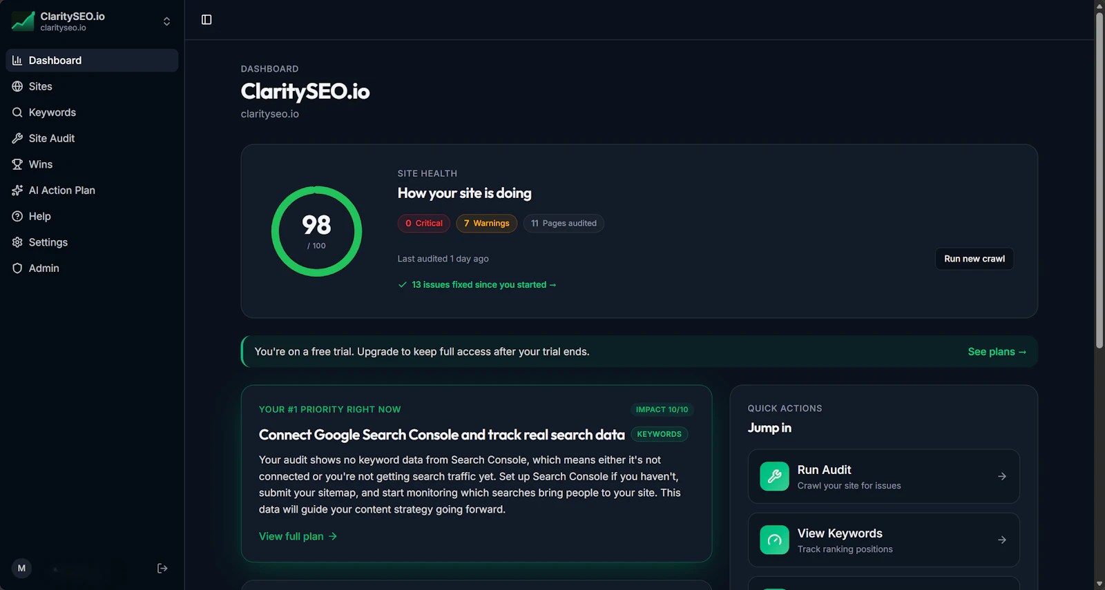 ClaritySEO screenshot 4