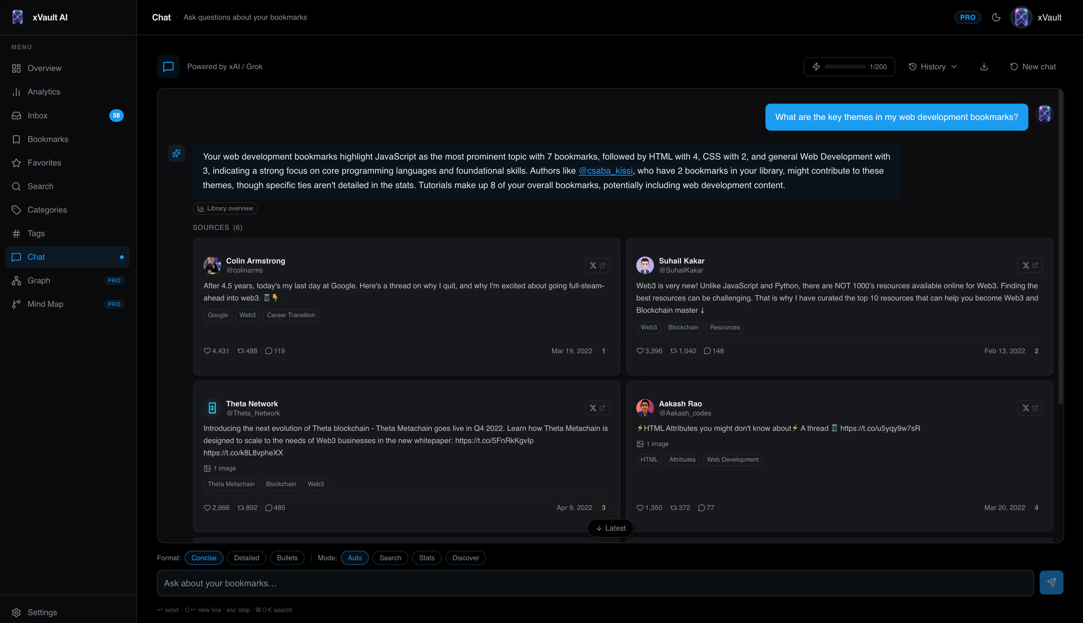 xVault AI: Searchable X Bookmarks gallery image