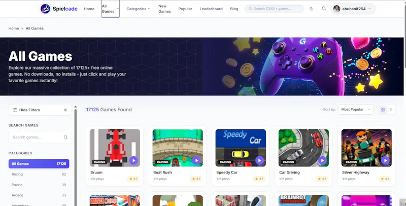 SpielCade screenshot 2
