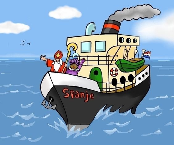 Mídia 4 de Página para colorir Sinterklaas