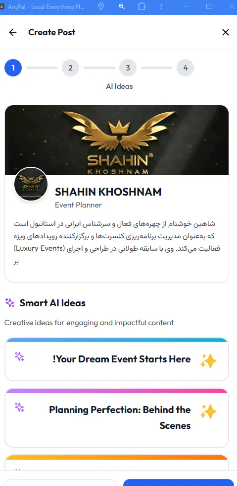 events.AnyPal.io  gallery image