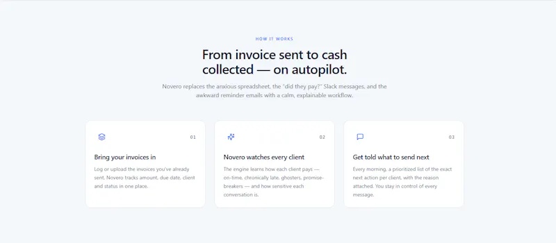 Novero screenshot 2