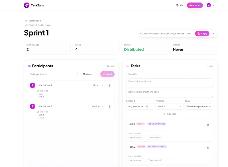 TaskTurn screenshot 4