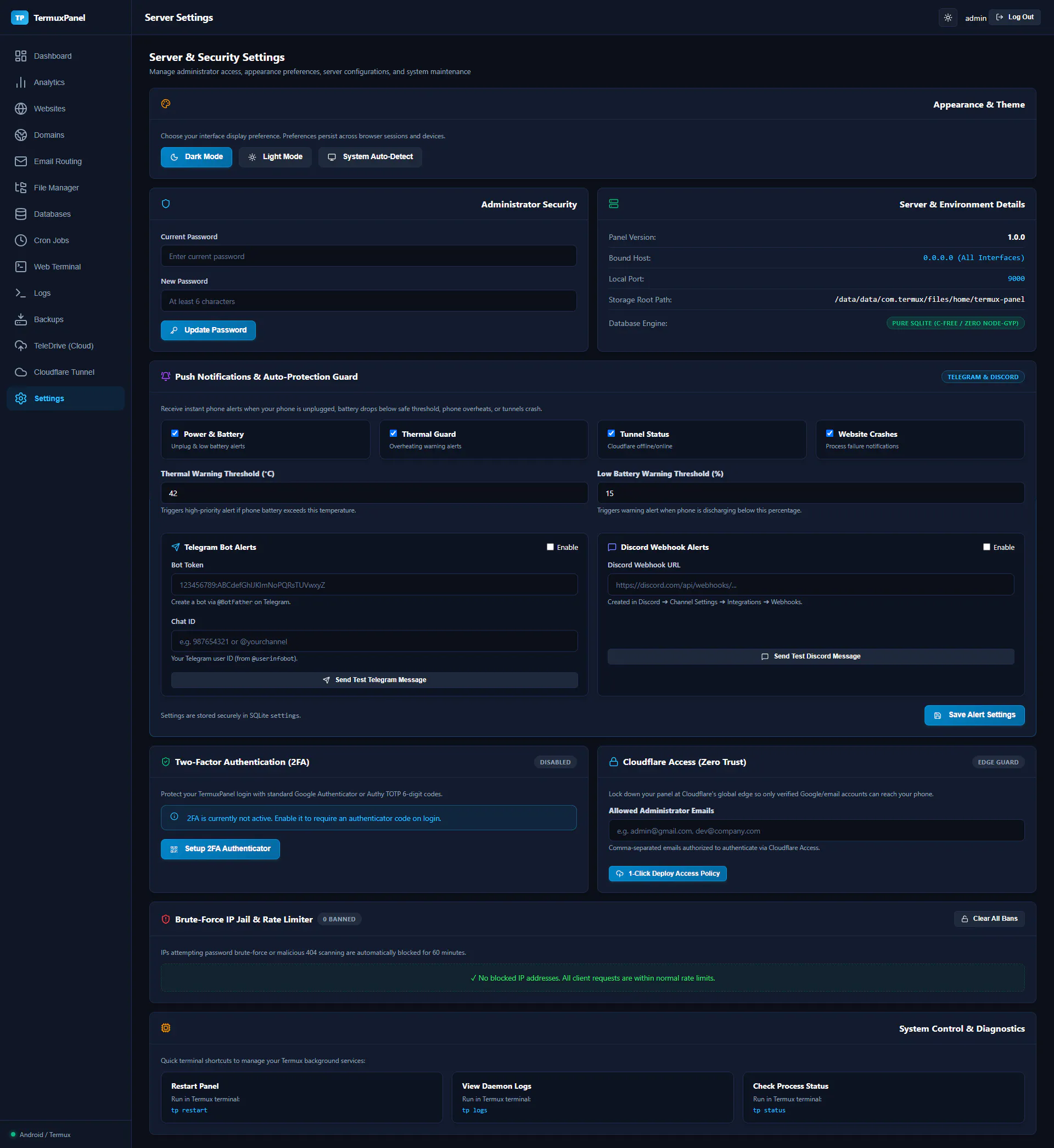 TermuxPanel gallery image