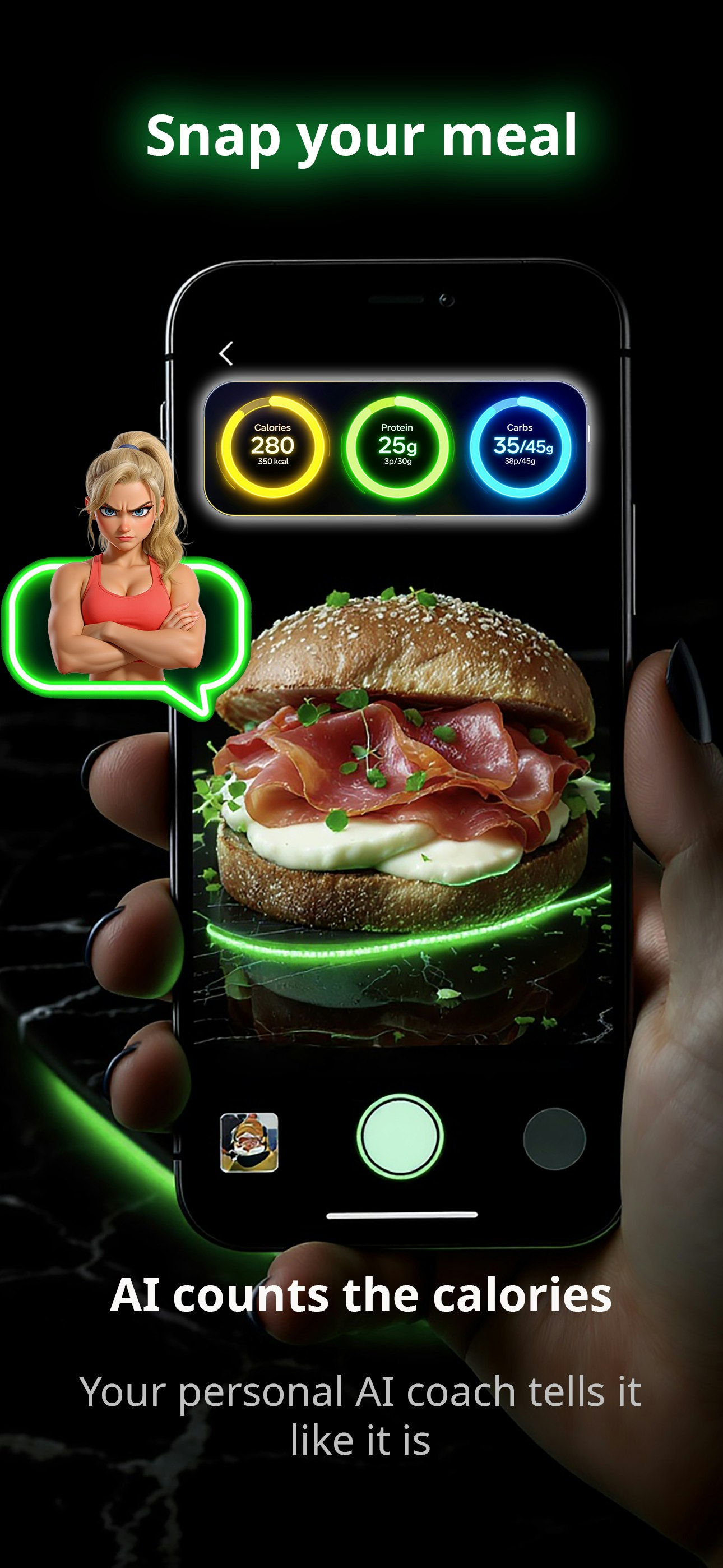 Kaloria - AI Calorie Tracker & AI Coach media 2