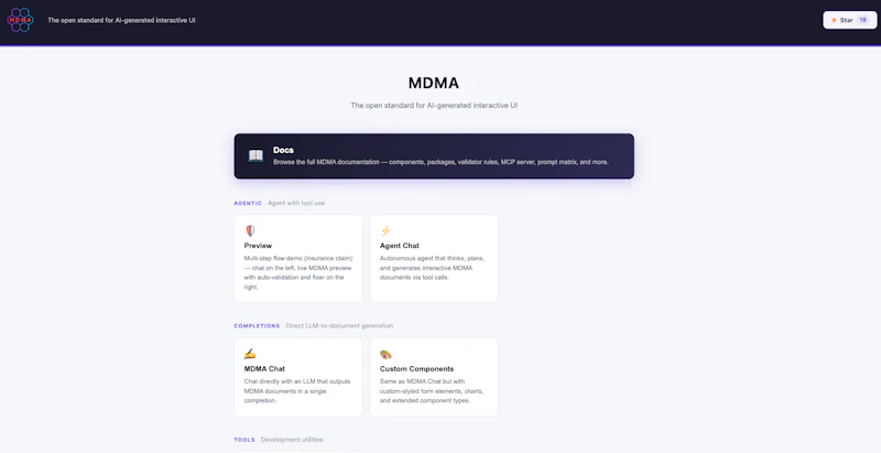 MDMA - GenUI for apps screenshot 3