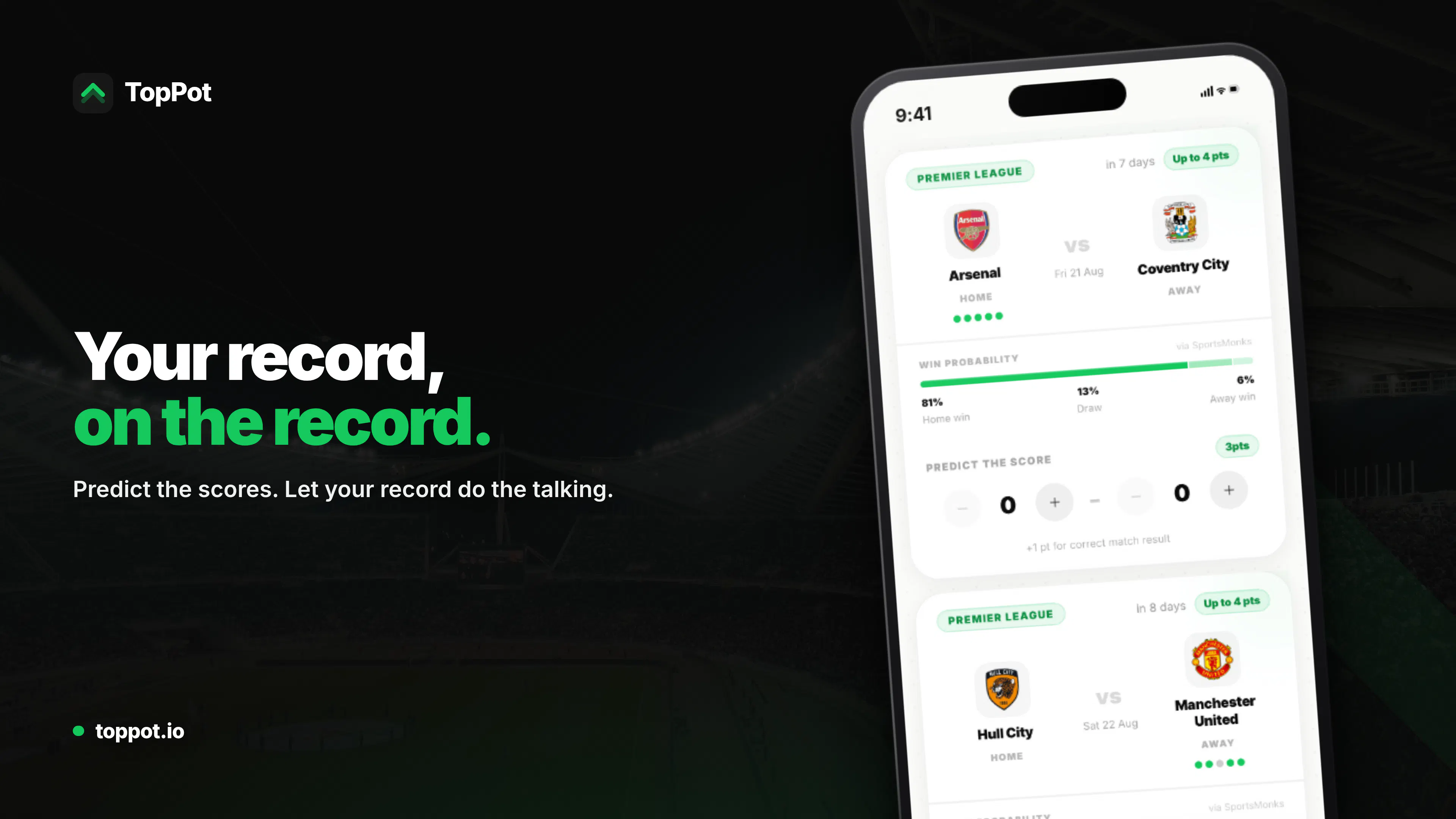 TopPot – Fantasy Sports & Predictions gallery image