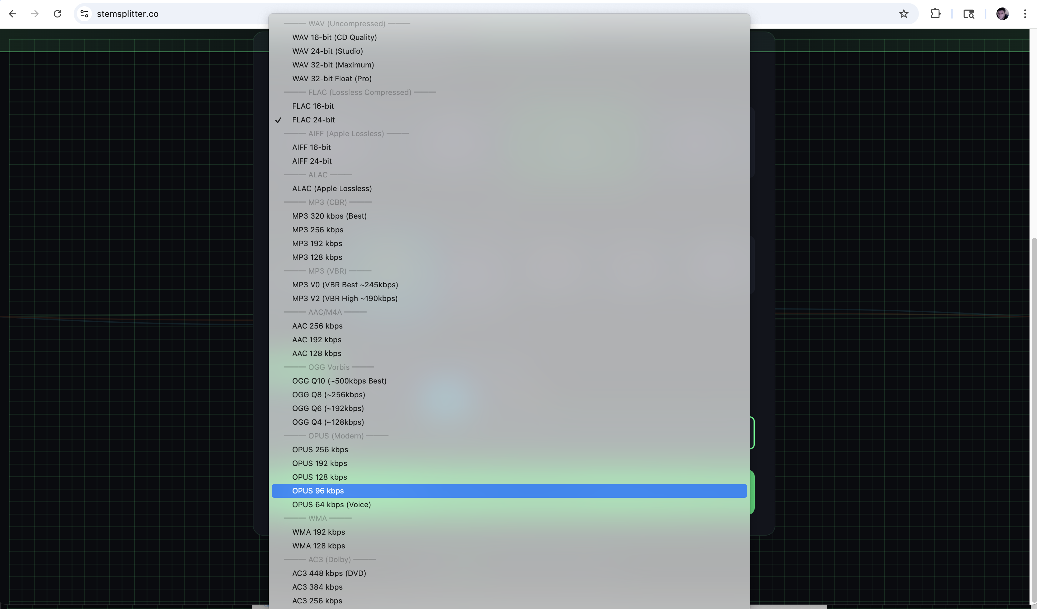STEMSPLITTER - Screenshot 4 showing product features and functionality