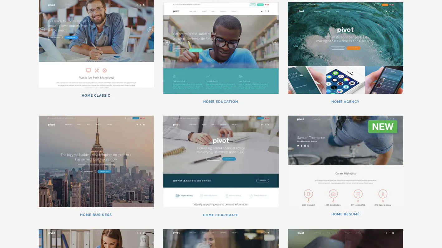 Pivot Image Library Pivot - pick.tools - Pick smarter, build faster.