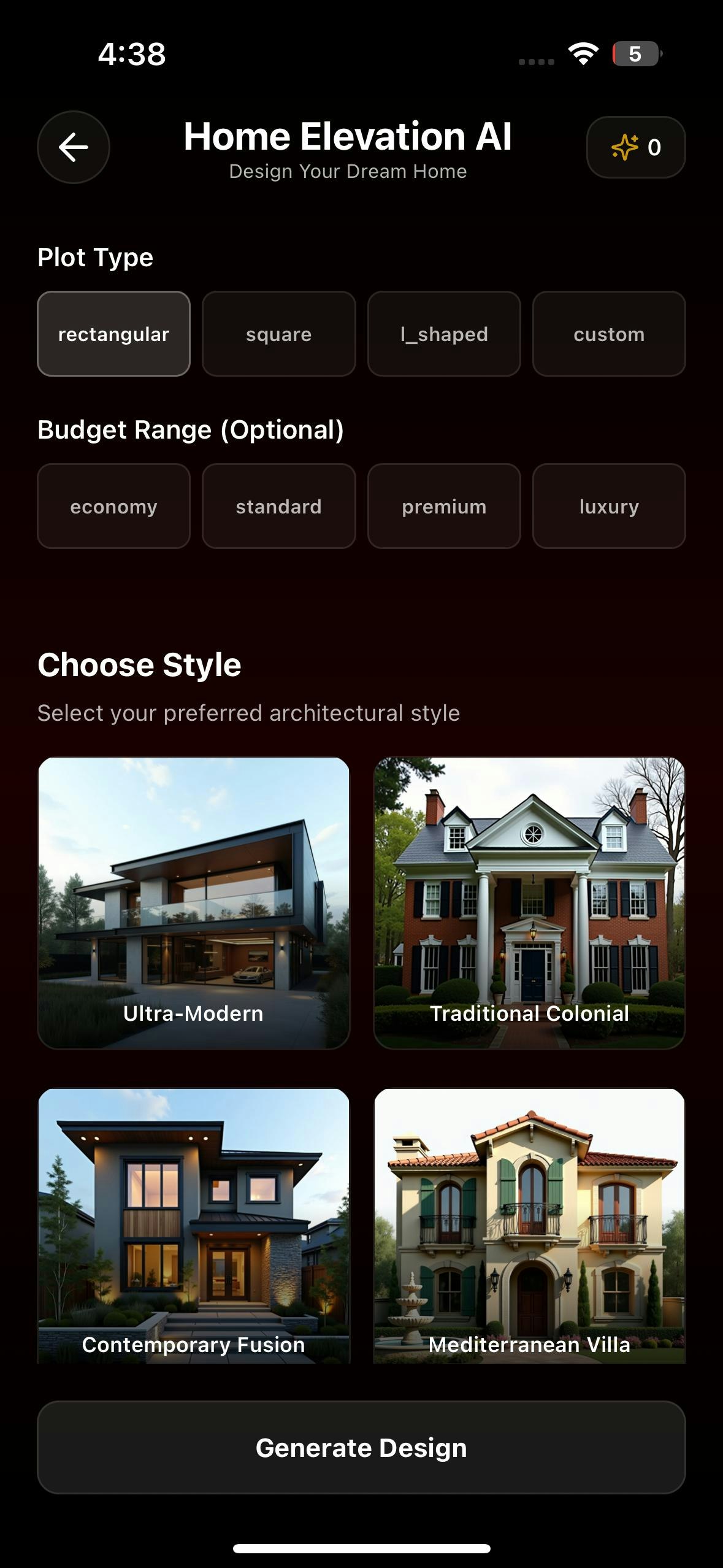 Home Elevation AI - Screenshot 3 showing product features and functionality