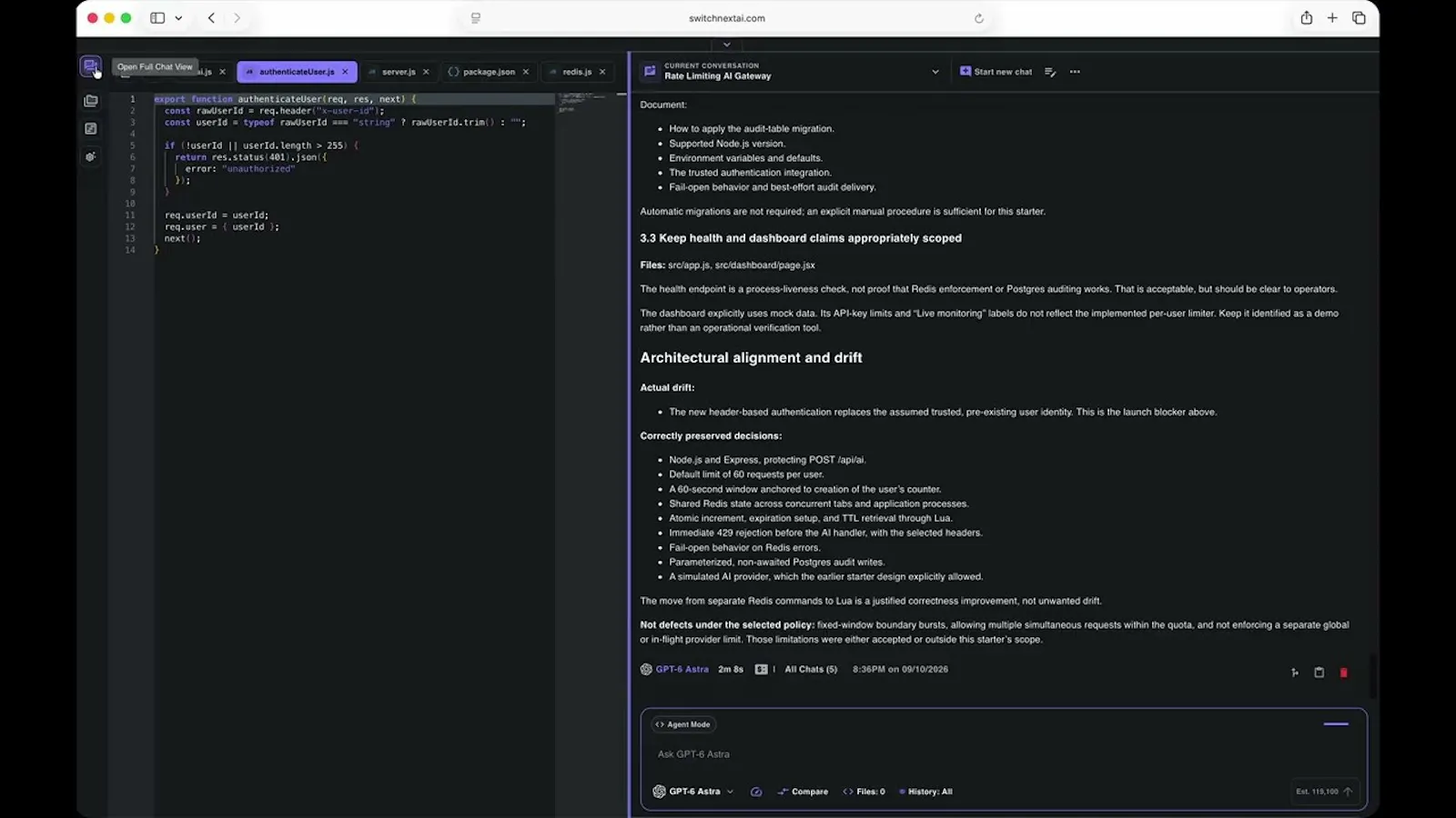 SwitchNext screenshot 1 (video preview)