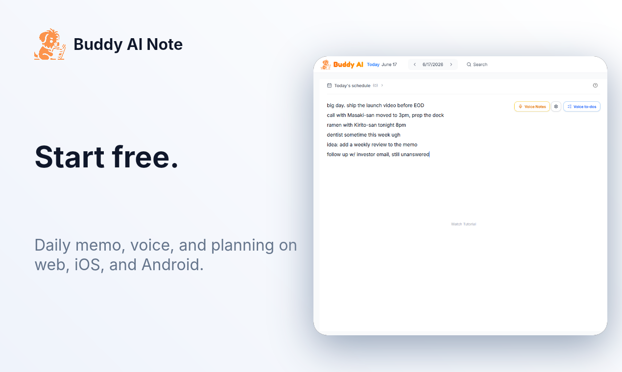 Buddy AI Note gallery image