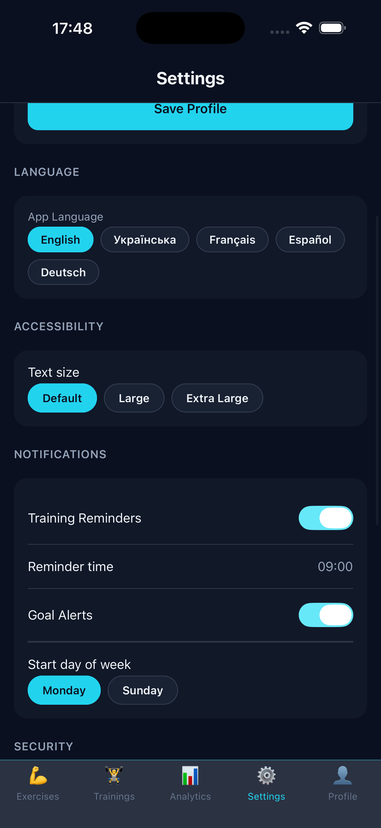 FitTracker Strength Analytics gallery image