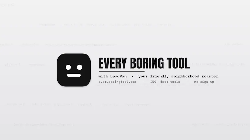 Every Boring Tool screenshot 3