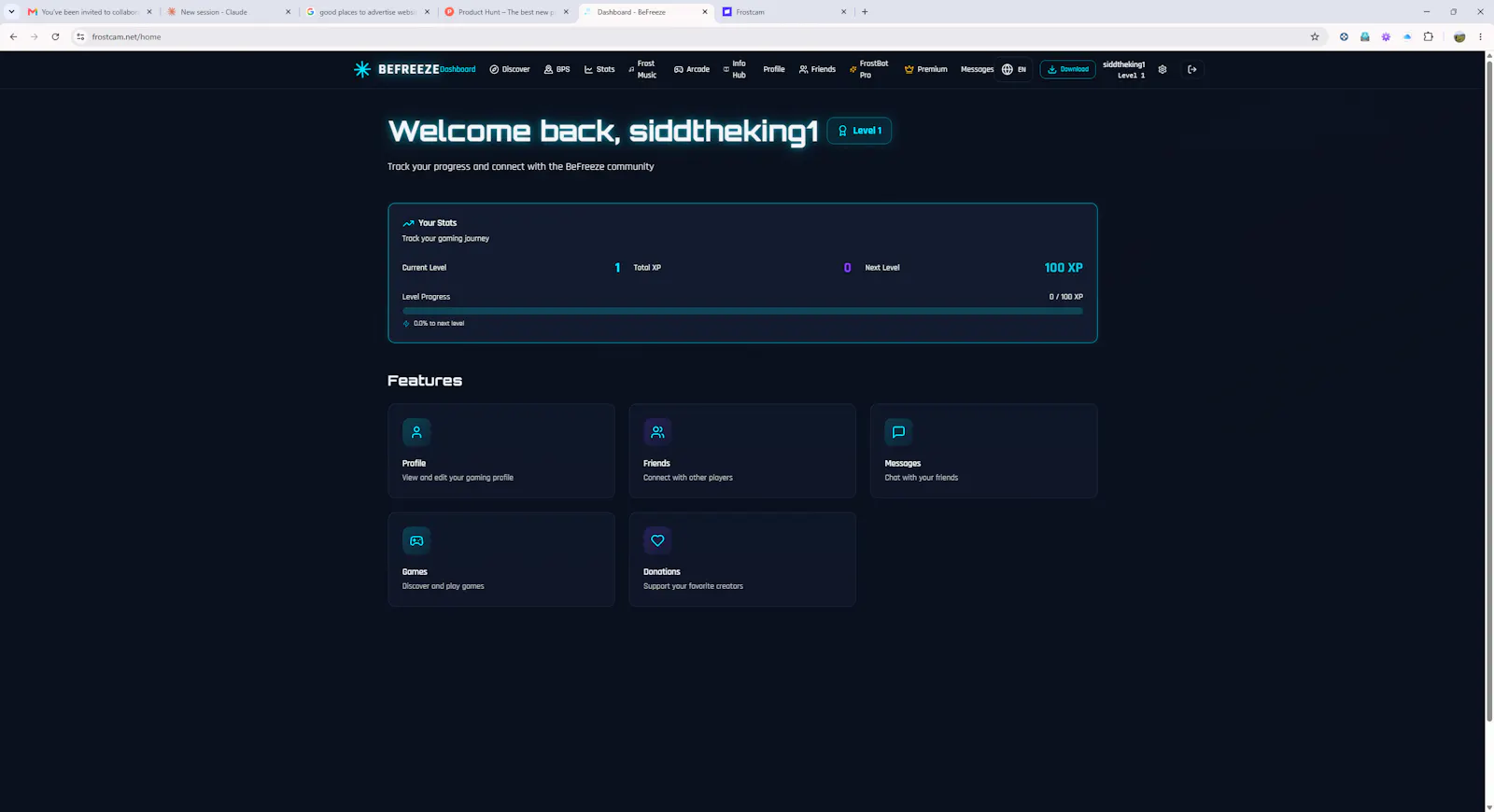 BeFreeze screenshot 1