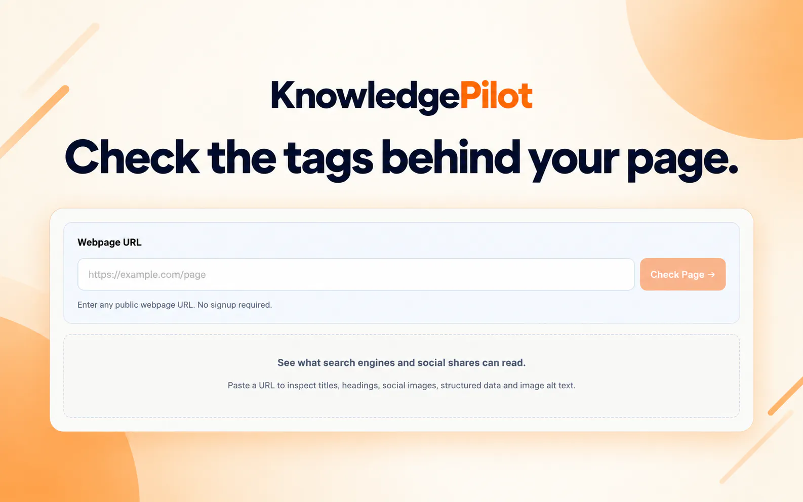 Free URL SEO Metadata Checker gallery image