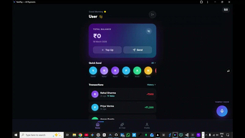 YamPay — Bolkar Bhejo screenshot 1 (video preview)