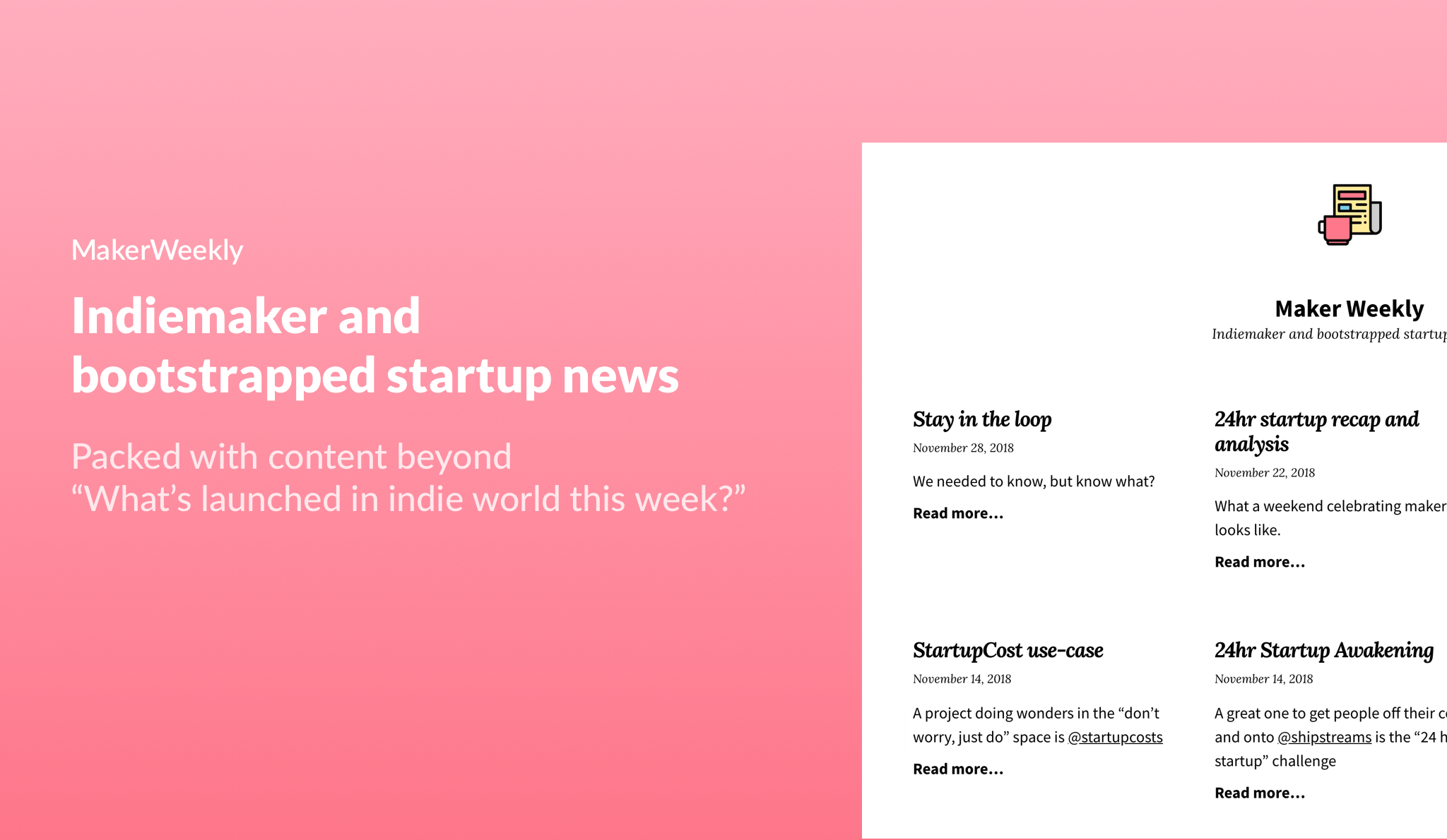 Maker Weekly gallery image