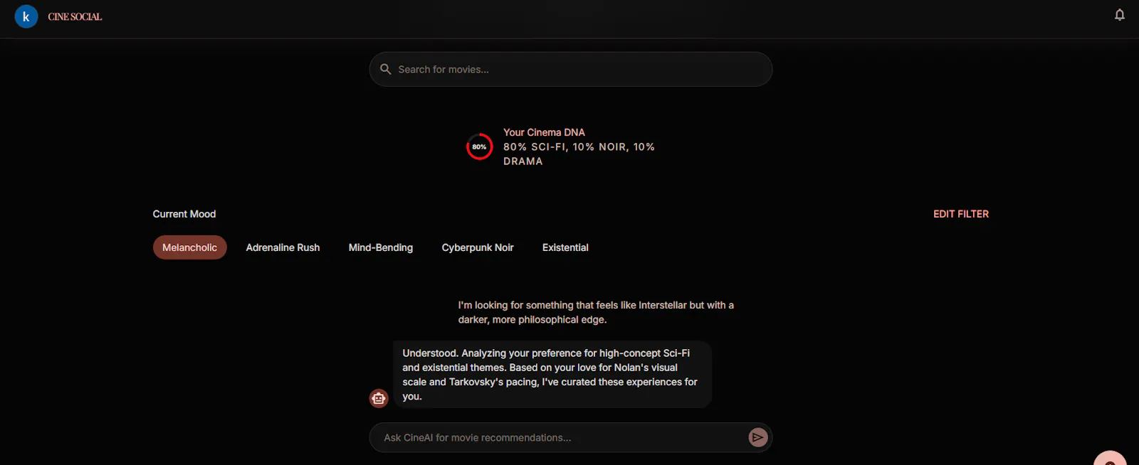 CineSocial screenshot 4
