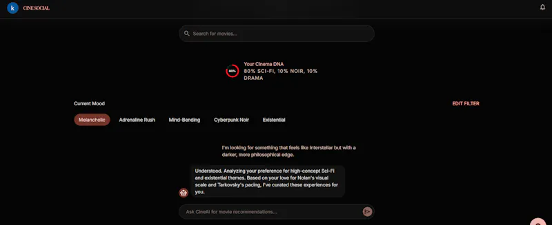 CineSocial screenshot 4