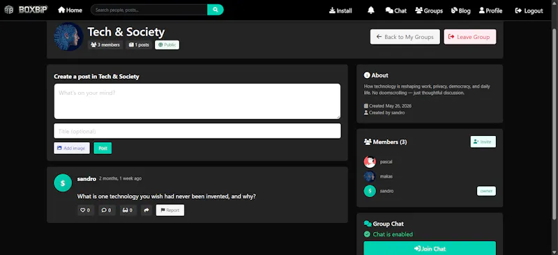 BoxBip screenshot 2