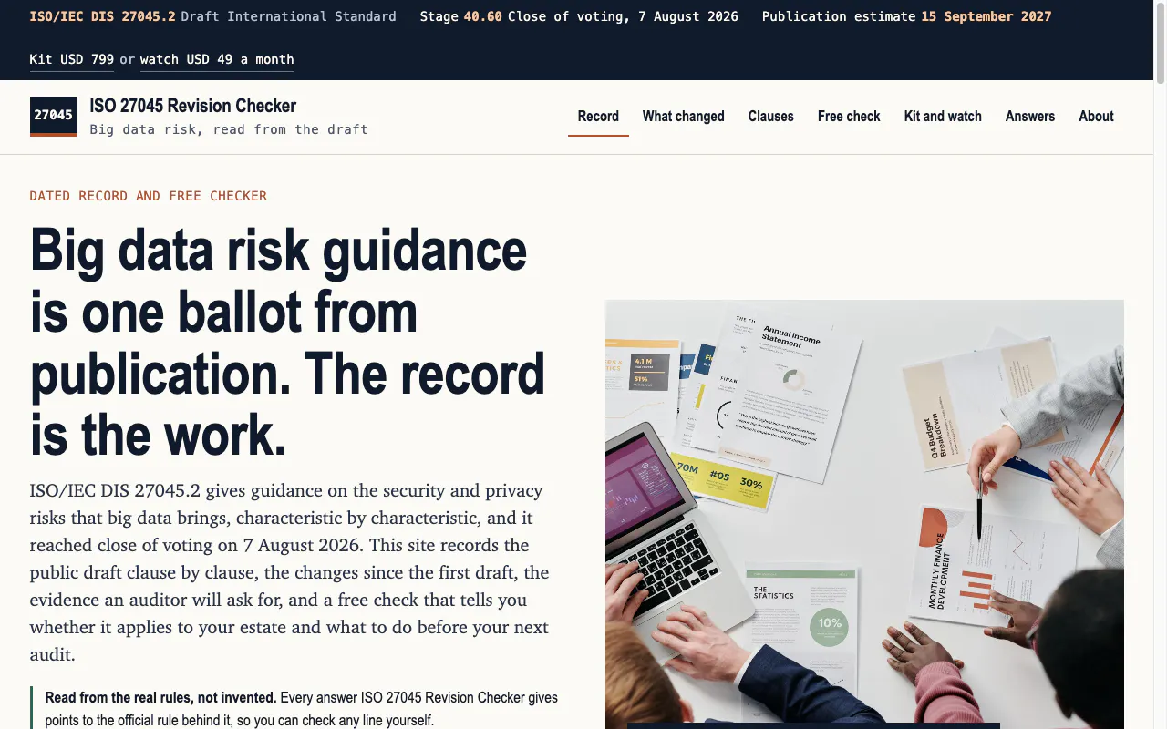 ISO 27045 Revision Checker gallery image