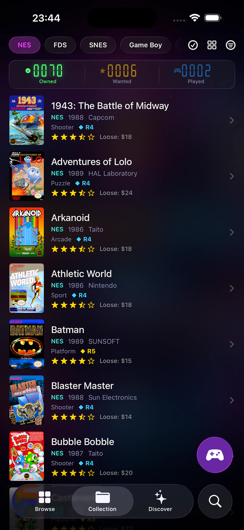 Retrodex screenshot 4