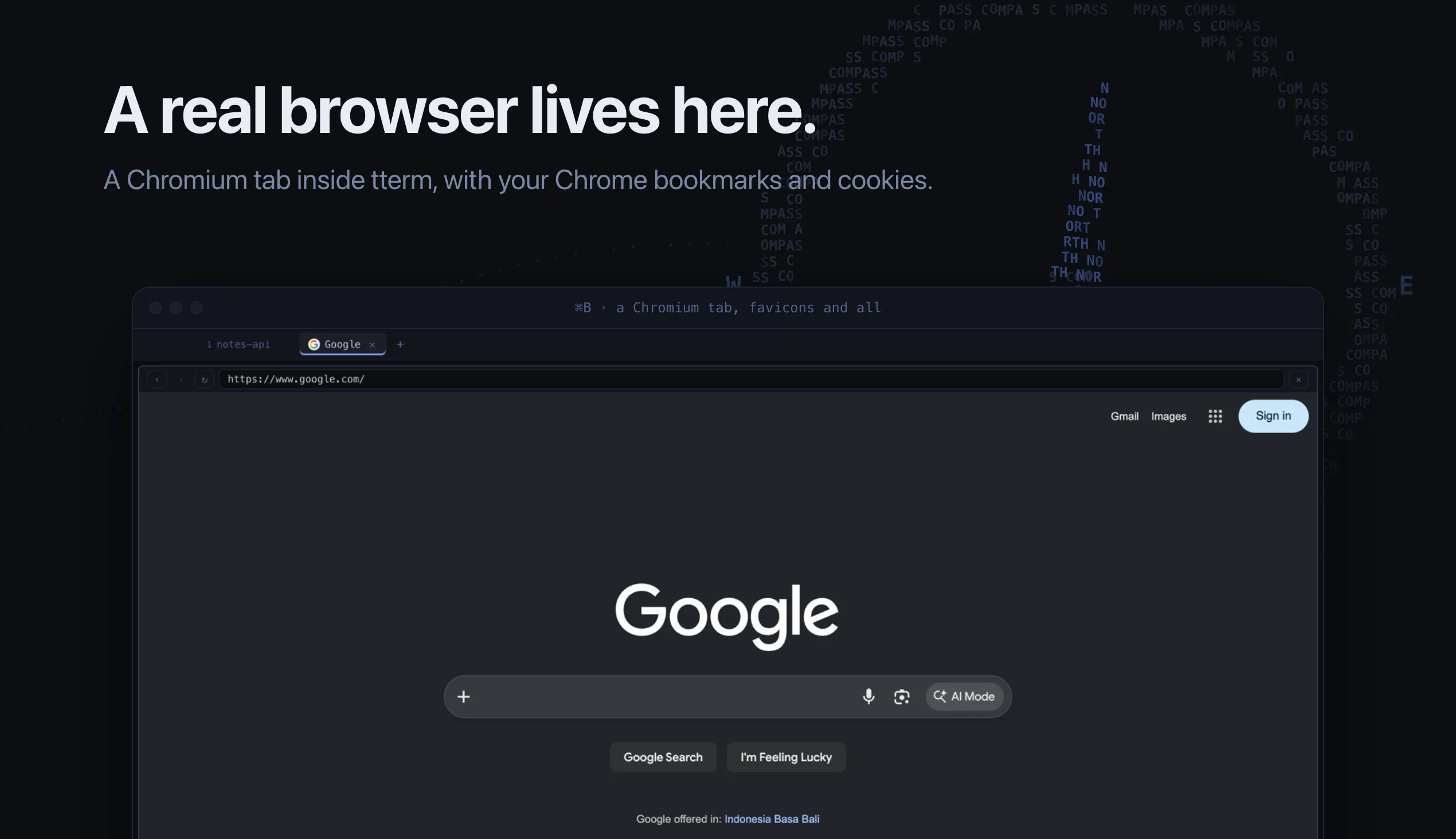 tterm screenshot 4